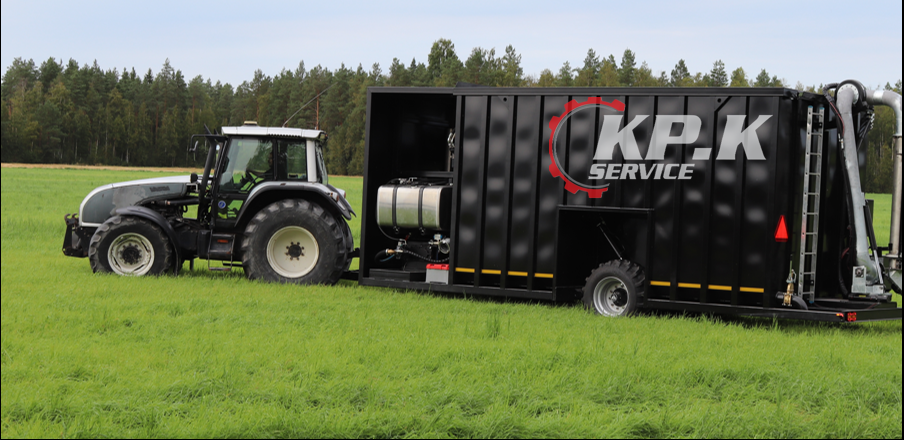 Lietelogistiikka ratkaisut; Lietteensiirtoauto, Lietteensiirtoyhdistelmä KpK Service